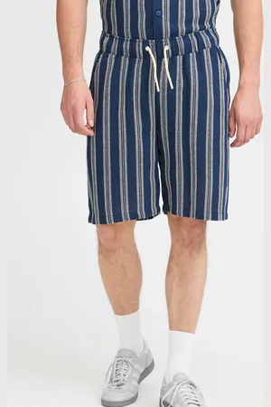 Blend Textured Striped Shorts large