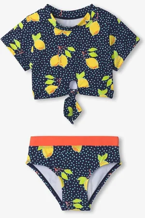 Hatley Blue Fresh Lemons Short Sleeve Tankini Set 4 Years (104cm)