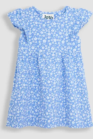 JoJo Maman Bébé Ditsy Floral Print 100% Cotton Dress 5