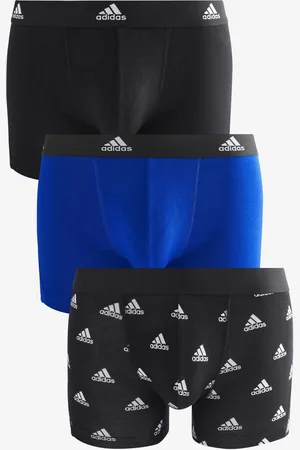adidas Black/Navy Active Flex Cotton 3 Pack Boxers 5inch M