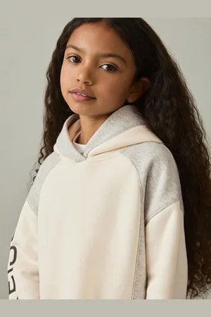 Reiss Coral 4-9 yrs Colourblock Hooded Jersey Dress 7