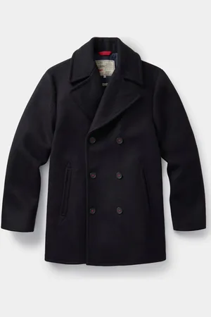 Aubin Blue Saltaire Wool Peacoat XXL