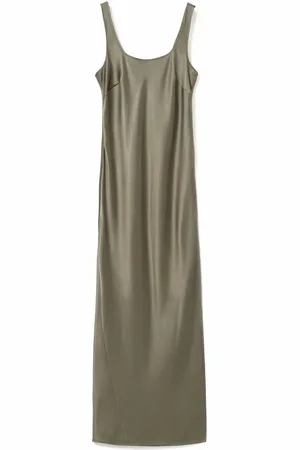 Jigsaw Heavy Satin Slip Dress AU 16