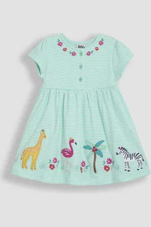 JoJo Maman Bébé Appliqué Button Front Dress 3
