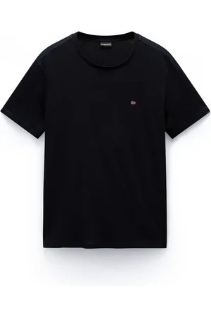 Napapijri 100% Cotton Salis Short Sleeve Black T-Shirt XS