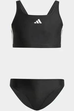 adidas Black 3 Stripe V Back Bikini Briefs 9