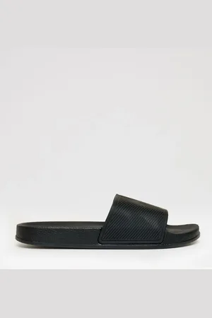 Threadbare Black Sliders uk12eu47