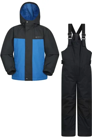 Mountain Warehouse Blue Polar Zone Kids Snow Jacket Jogges Set 3