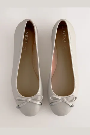 Next Forever Comfort Round Toe Leather Ballerina Shoes AU 9 (EU 41)