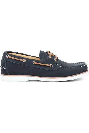 JONES BOOTMAKER Green Patrizia Leather Boat Shoes AU 8 (EU 40)