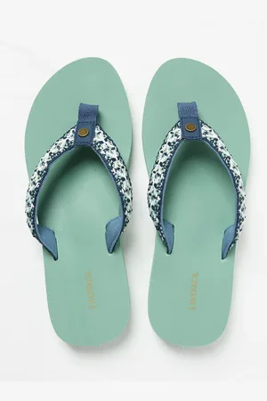 Fat Face FatFace Pentle Green Haze Flip Flops AU 8 (EU 39)