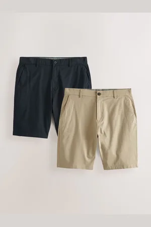 Next Straight Fit Stretch Chino Shorts 2 Pack 36W x 31L (UK 36 R)