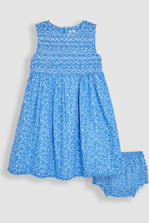 JoJo Maman Bébé Floral Smocked Summer Dress 6