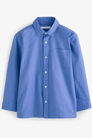 Next Relaxed Fit Long Sleeve Oxford Shirt (3-16yrs) 8 Years (128 cm)