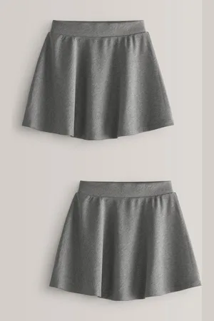Next 2 Pack Pull-On Jersey Stretch School Skater Skirts (3-17yrs) 14 Years (164cm)