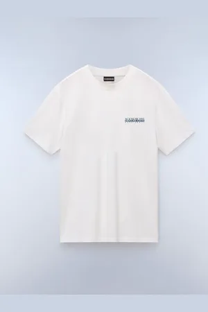 Napapijri Dati Short Sleeve 100% Cotton White T-Shirt XL