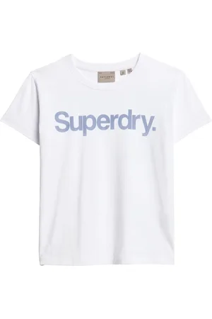 Superdry Brilliant White Core Logo City Fitted T-Shirt AU 16