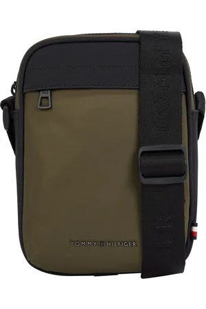 Tommy Hilfiger Green Mini Reporter Bag One