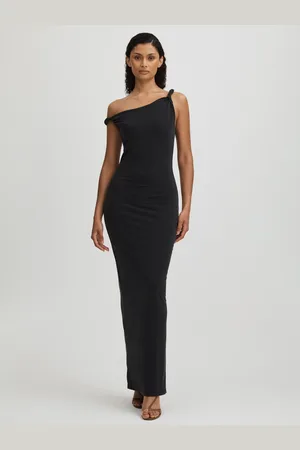 GOOD AMERICAN Twisted Strap Jersey Maxi Dress XL