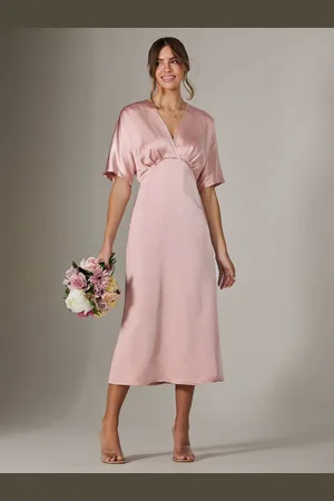 Jolie Moi Satin A-Line Midaxi Dress AU 18