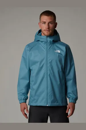 The North Face Teal Blue Mens Quest Waterproof Jacket S