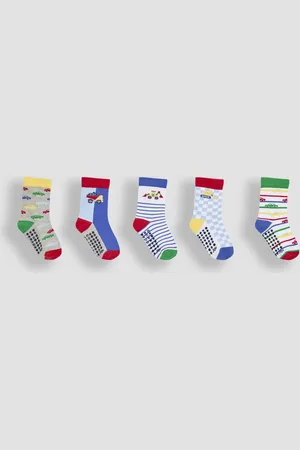 JoJo Maman Bébé Red 5-Pack Socks 1