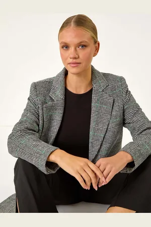 Roman Black Tailored Single Breasted Coat AU 10