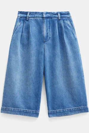 Hush Puppies Lya Cropped Denim Bermuda Shorts AU 18 S