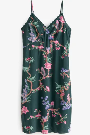 Cath Kidston Dark Green Slip Dress Pyjamas AU 14