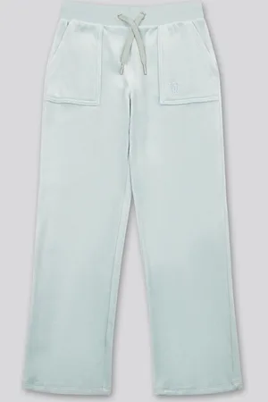 Juicy Couture Blue Girls Diamante Wide Leg Joggers 7