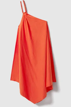 Reiss Jeanne One Shoulder Draped Midi Dress AU 8