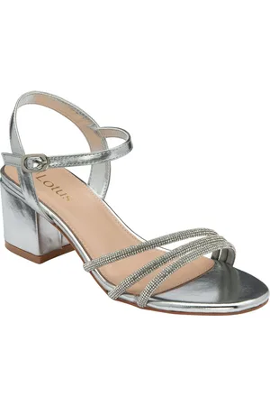 Lotus Silver Heeled Occasion Sandals AU 9 (EU 41)
