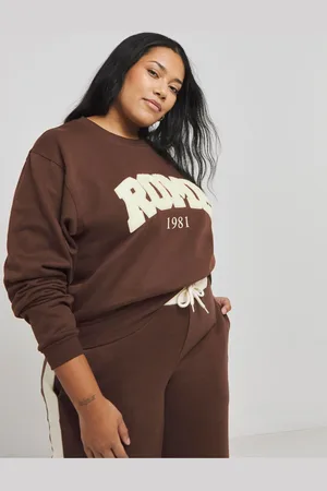 Simply Be Brown Rome Boucle Sweatshirt AU 20-22