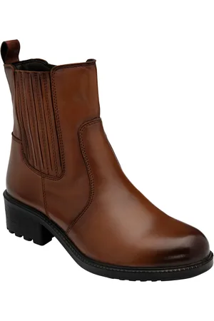 Lotus Brown Ankle Boots AU 6 (EU 37)