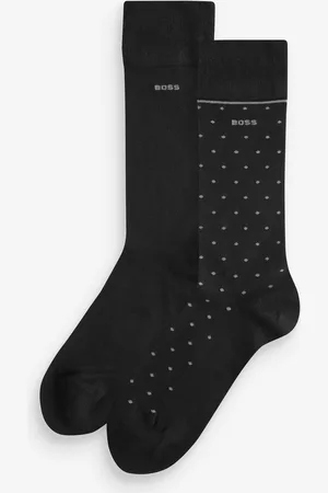 HUGO BOSS Black Regular-Length Socks 2 Pack S-M
