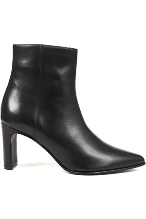 JONES BOOTMAKER Capriana Heeled Black Ankle Boots AU 5 (EU 36)