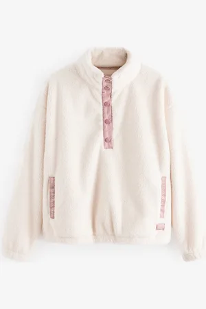 Bath & Body Works Cream Borg Fleece Jumper XXL