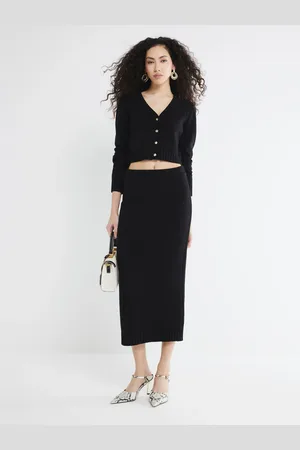 River Island Clean Midi Skirt AU 6
