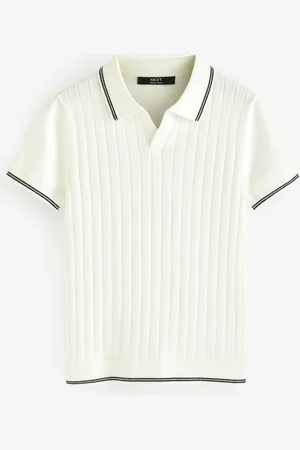 Next Polo Short Sleeve Trophy Neck 100% Cotton Jumper (3-16yrs) 8 Years (128 cm)