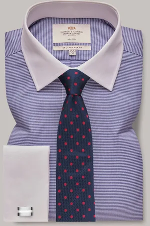 Hawes & Curtis Dogstood 100% Cotton Shirt AU 39 Regular