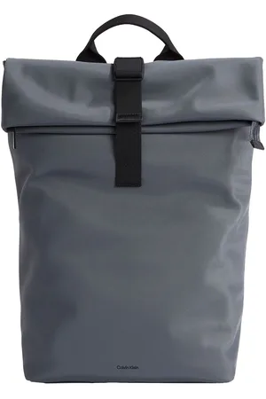 Calvin Klein Grey Rolltop Backpack One