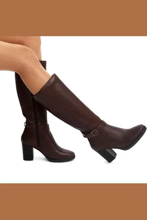 Carvela Buckle Detail Knee High Boots AU 9 (EU 40)