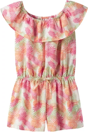 NAME IT Green Floral Printed Playsuit 13 Years (158cm)