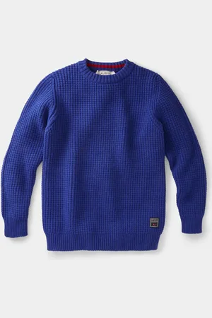 Aubin Cleveden Wool Crew Neck Waffle Jumper XXL