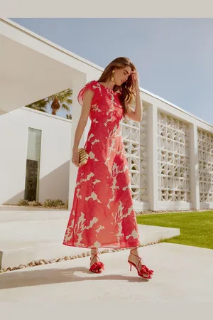 Friends Like These Flutter Sleeve Empire Midi Dress AU 8