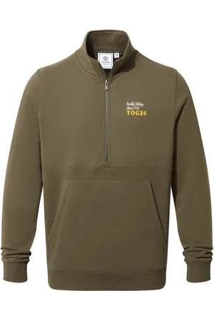 Tog 24 Green Mens Renard Quarter Zip Sweatshirt XXL