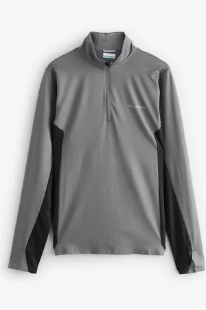 Columbia Three Pitch Half Zip Black Sweatshirt M