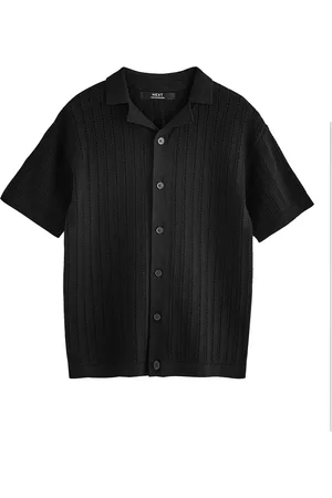 Next Button Through Short Sleeve Knitted Polo Shirt (3-16yrs) 8 Years (128 cm)
