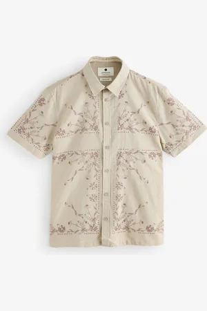 Anerkjendt Theo Flower Print Shirt small