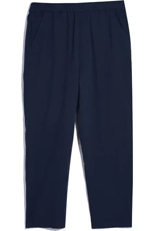 Farah Blue 100% Cotton Hawtin Seersucker Trousers L
